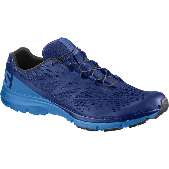 Salomon Singapore Mens Running Shoes - XA AMPHIB Navy/Blue | 75103-BOLZ